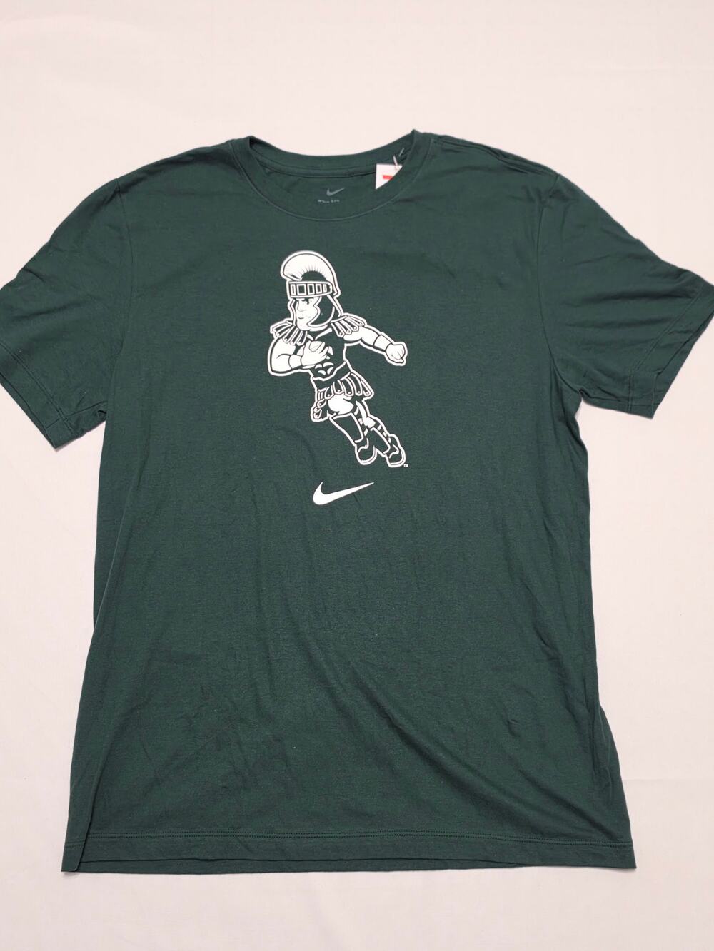 Nike Michigan State Spartans Men’s M Green Graphic Tee – New With Tags